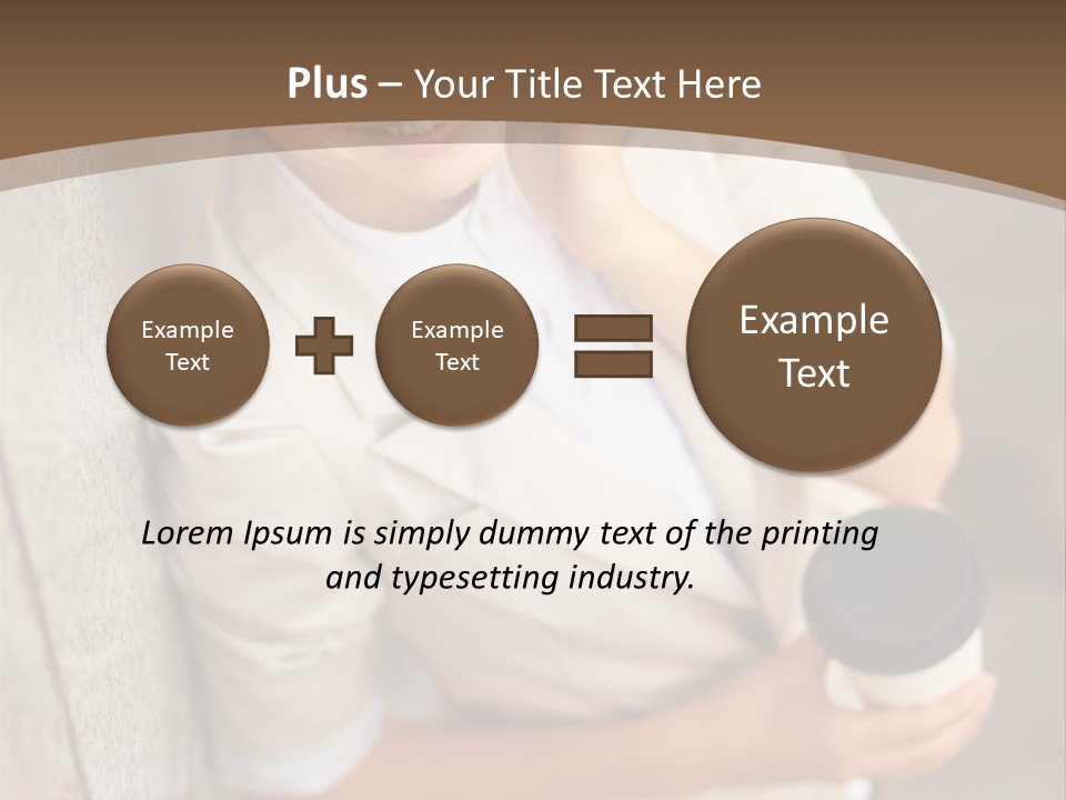 Beauty Secretary Successful PowerPoint Template