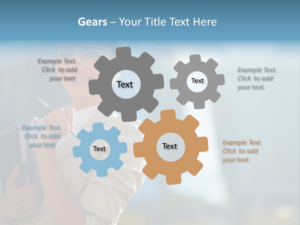 Worker Executive Light PowerPoint Template