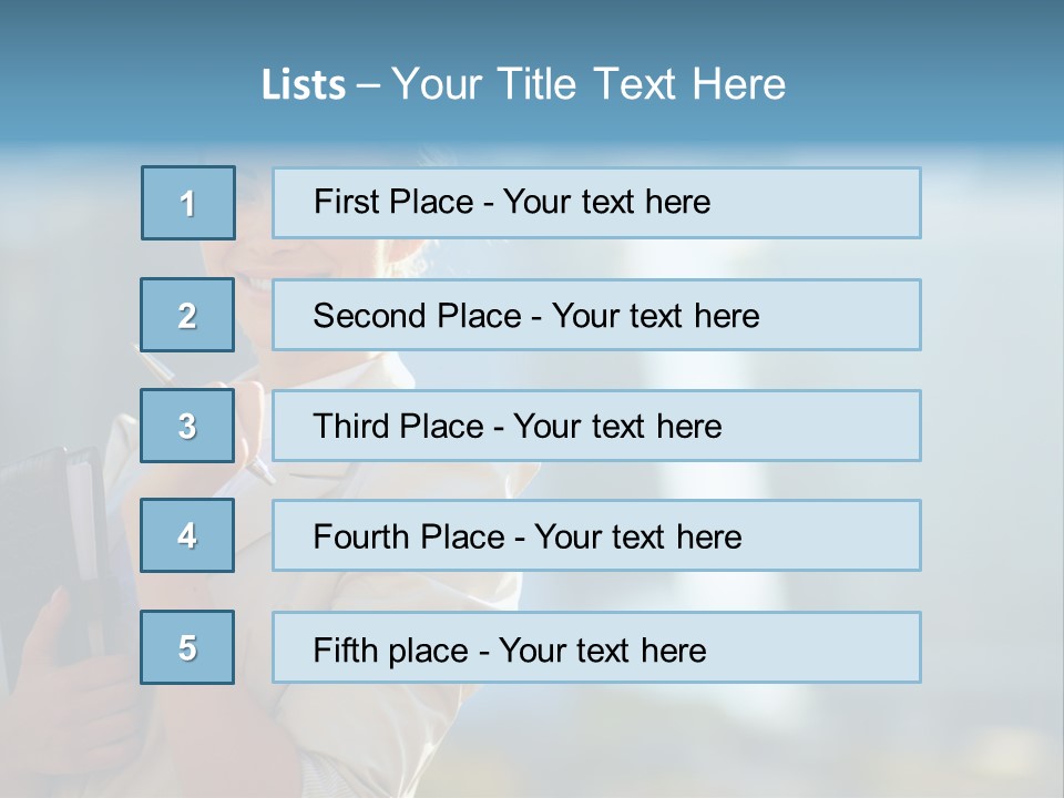 Worker Executive Light PowerPoint Template