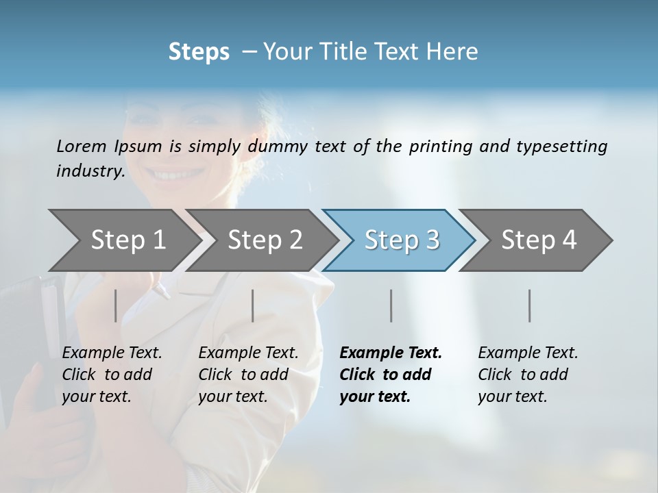 Worker Executive Light PowerPoint Template