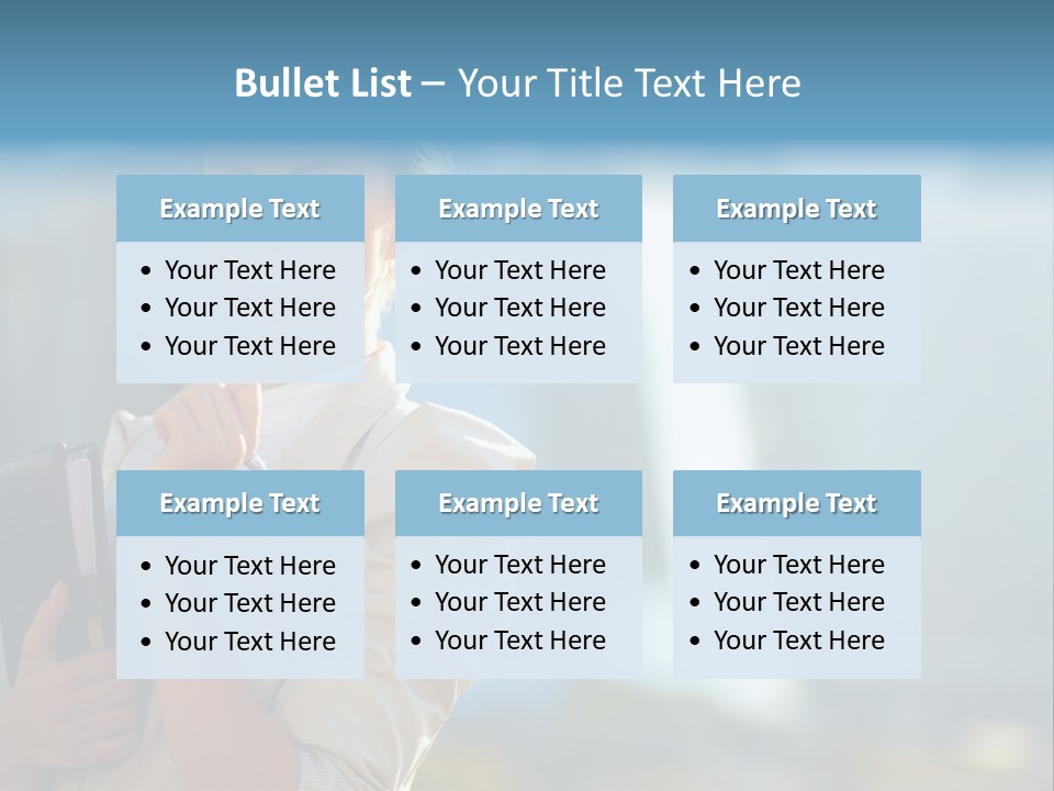 Worker Executive Light PowerPoint Template