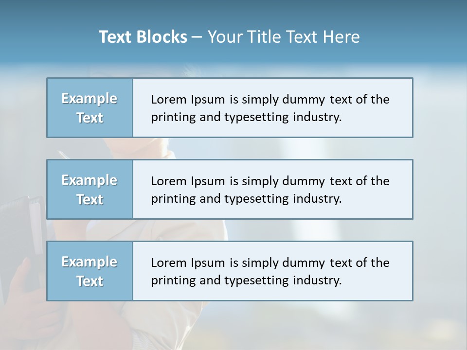Worker Executive Light PowerPoint Template