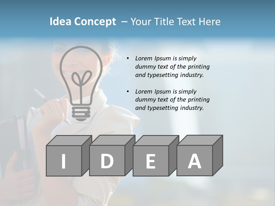 Worker Executive Light PowerPoint Template