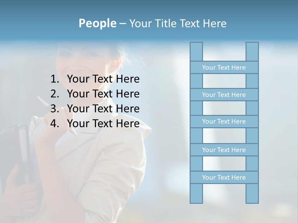 Worker Executive Light PowerPoint Template