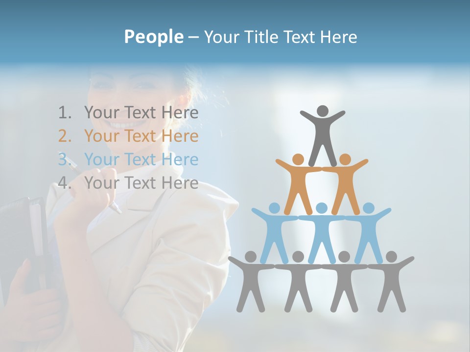 Worker Executive Light PowerPoint Template