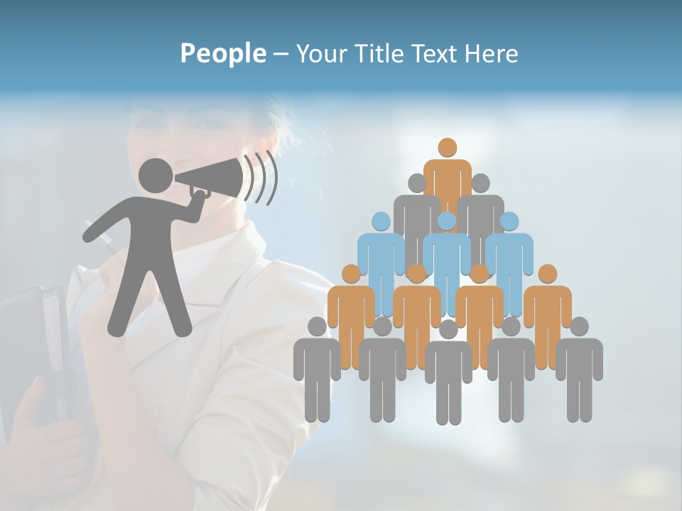 Worker Executive Light PowerPoint Template