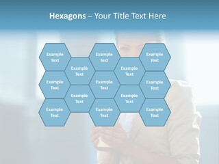 Caucasian Office Young PowerPoint Template