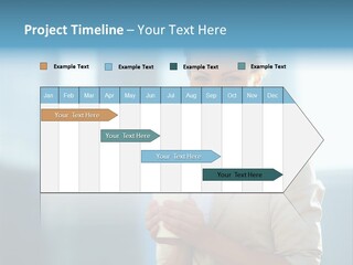 Caucasian Office Young PowerPoint Template