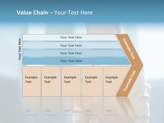Caucasian Office Young PowerPoint Template