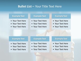 Caucasian Office Young PowerPoint Template