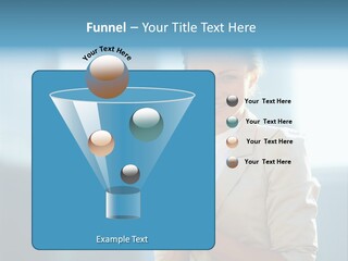 Caucasian Office Young PowerPoint Template