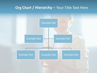 Caucasian Office Young PowerPoint Template