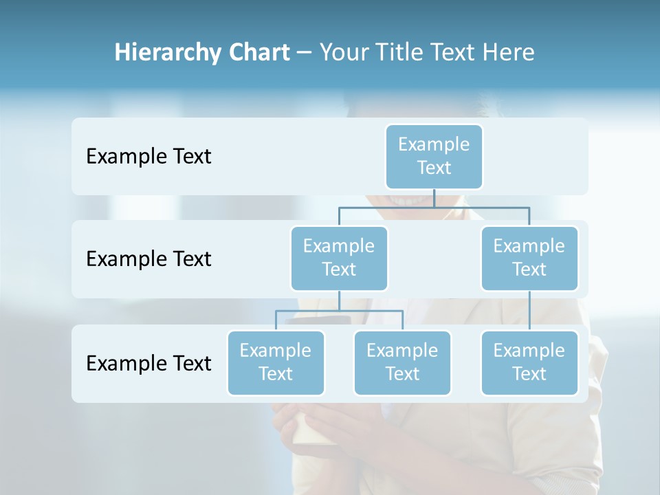 Caucasian Office Young PowerPoint Template