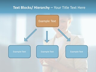 Caucasian Office Young PowerPoint Template