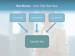Caucasian Office Young PowerPoint Template