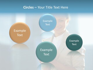 Caucasian Office Young PowerPoint Template