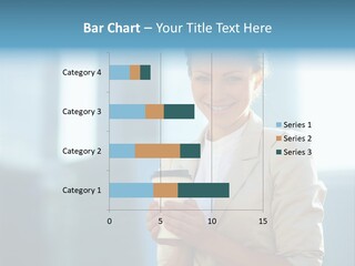 Caucasian Office Young PowerPoint Template