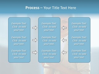 Caucasian Office Young PowerPoint Template