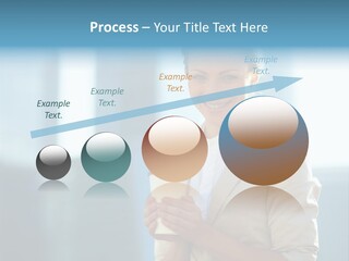 Caucasian Office Young PowerPoint Template