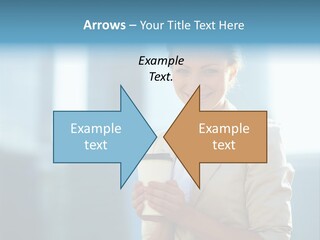 Caucasian Office Young PowerPoint Template