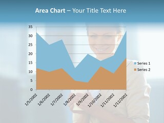 Caucasian Office Young PowerPoint Template