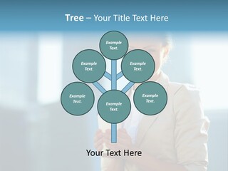 Caucasian Office Young PowerPoint Template