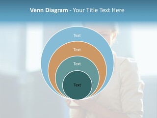 Caucasian Office Young PowerPoint Template