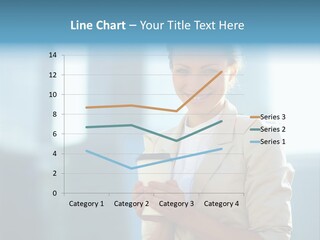 Caucasian Office Young PowerPoint Template