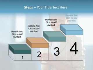 Caucasian Office Young PowerPoint Template