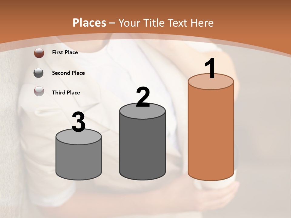 Success Female Cell PowerPoint Template