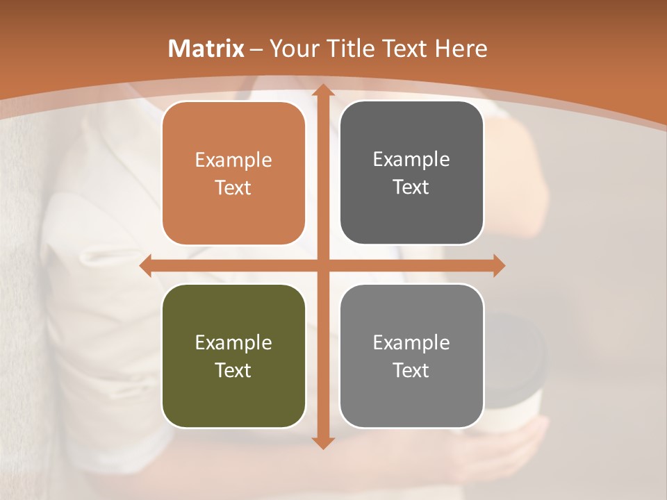 Success Female Cell PowerPoint Template