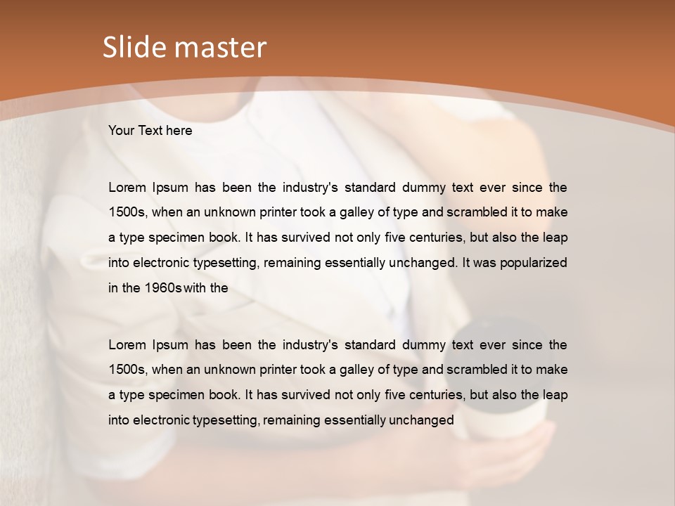 Success Female Cell PowerPoint Template