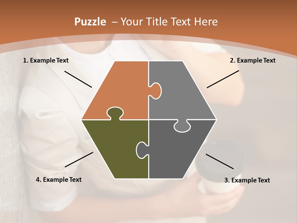 Success Female Cell PowerPoint Template