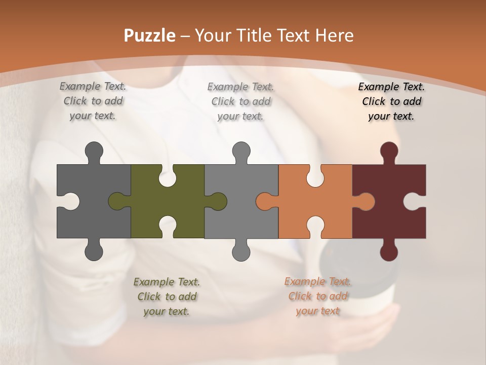 Success Female Cell PowerPoint Template