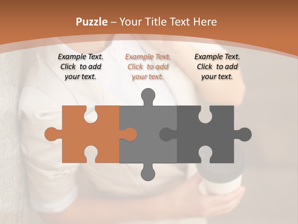 Success Female Cell PowerPoint Template