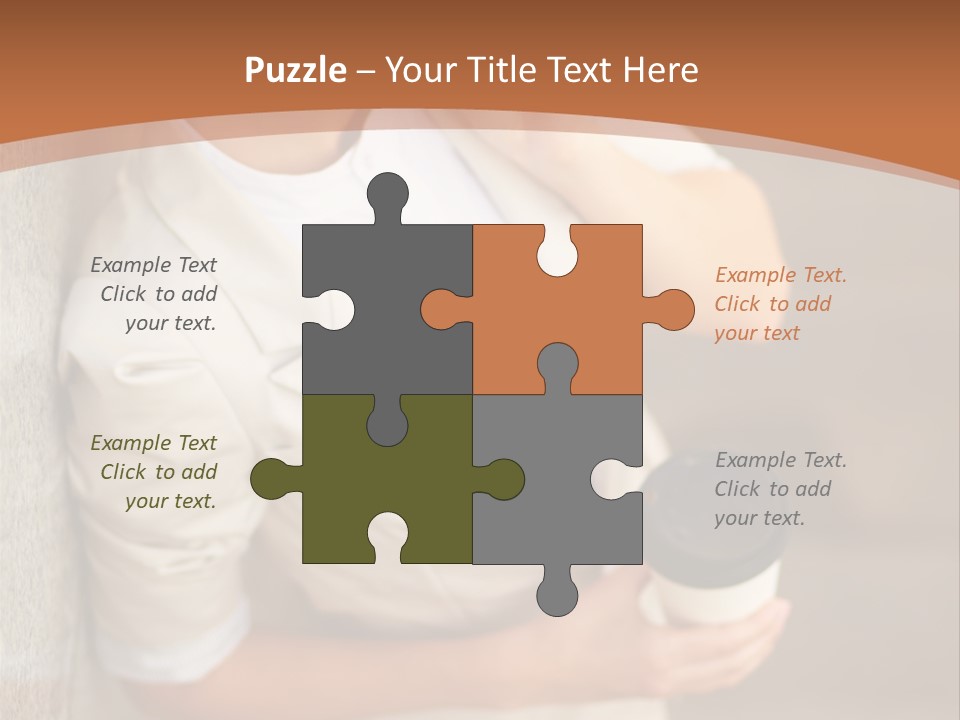 Success Female Cell PowerPoint Template