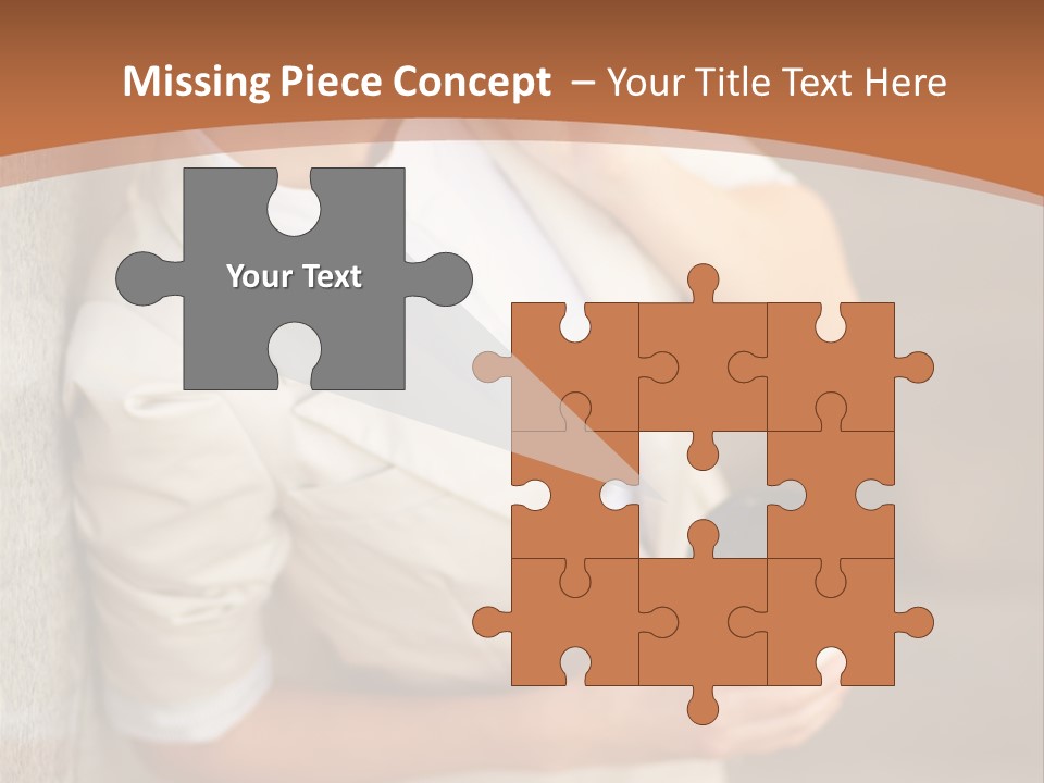 Success Female Cell PowerPoint Template