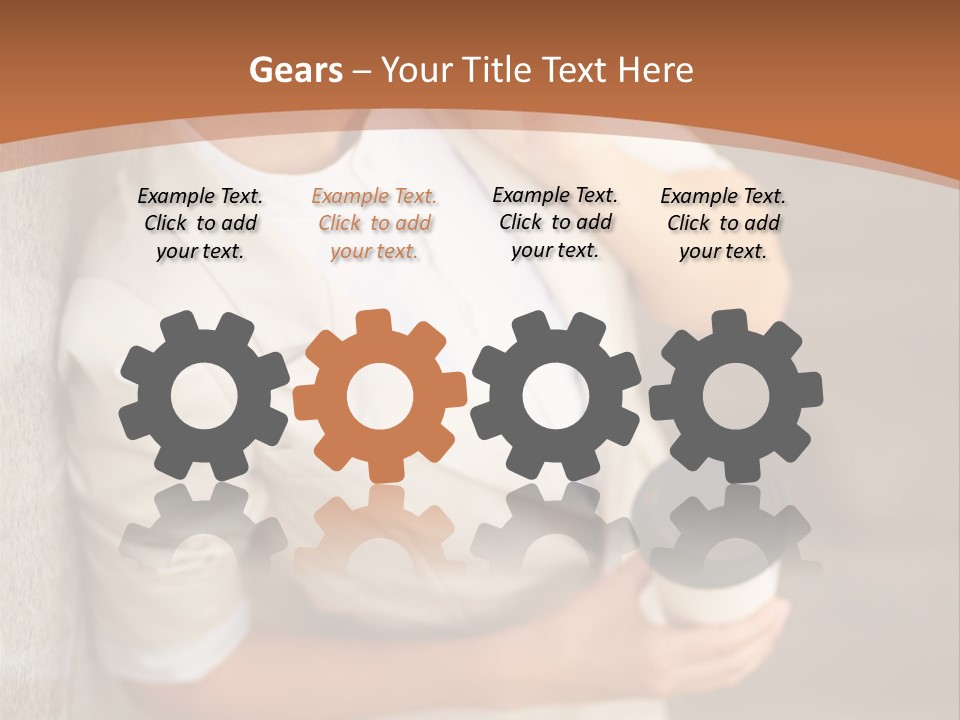 Success Female Cell PowerPoint Template