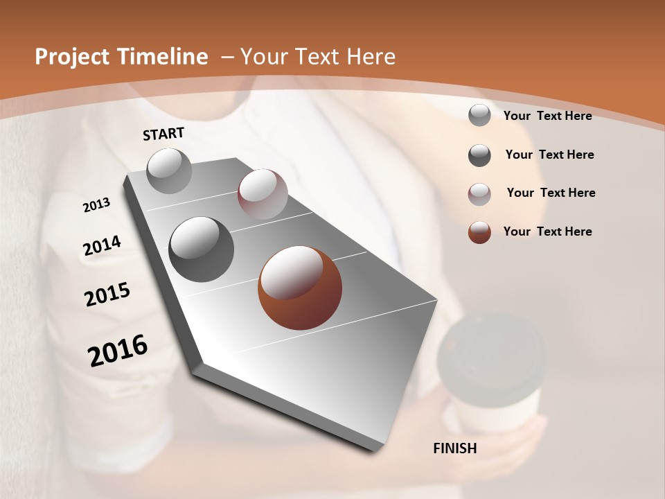 Success Female Cell PowerPoint Template