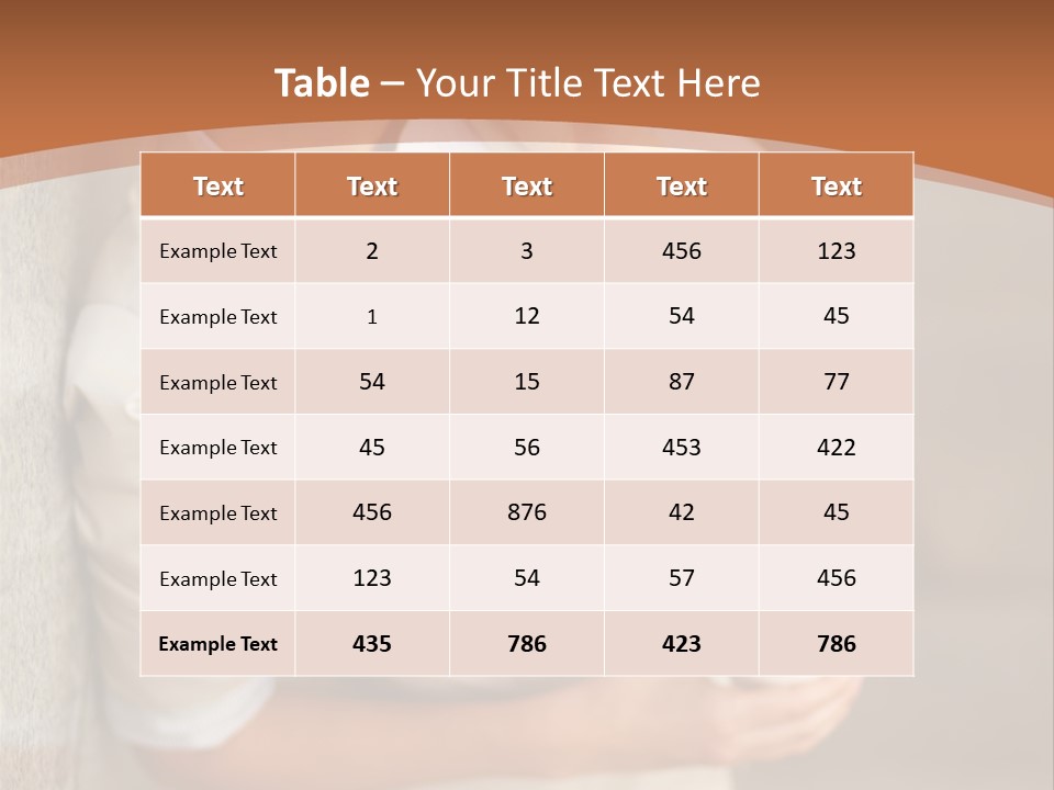 Success Female Cell PowerPoint Template