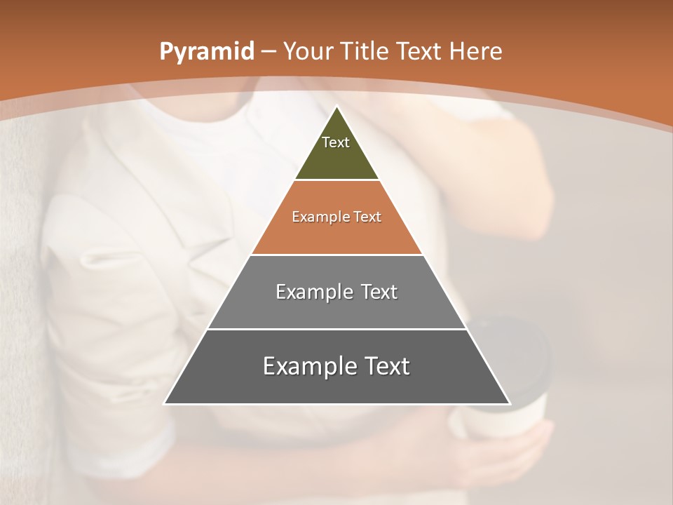 Success Female Cell PowerPoint Template