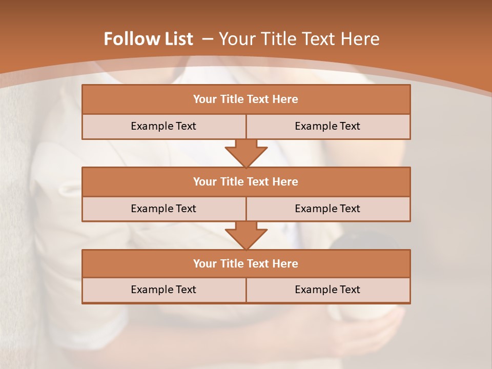 Success Female Cell PowerPoint Template