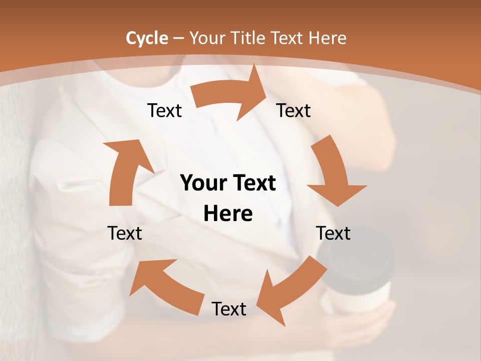 Success Female Cell PowerPoint Template