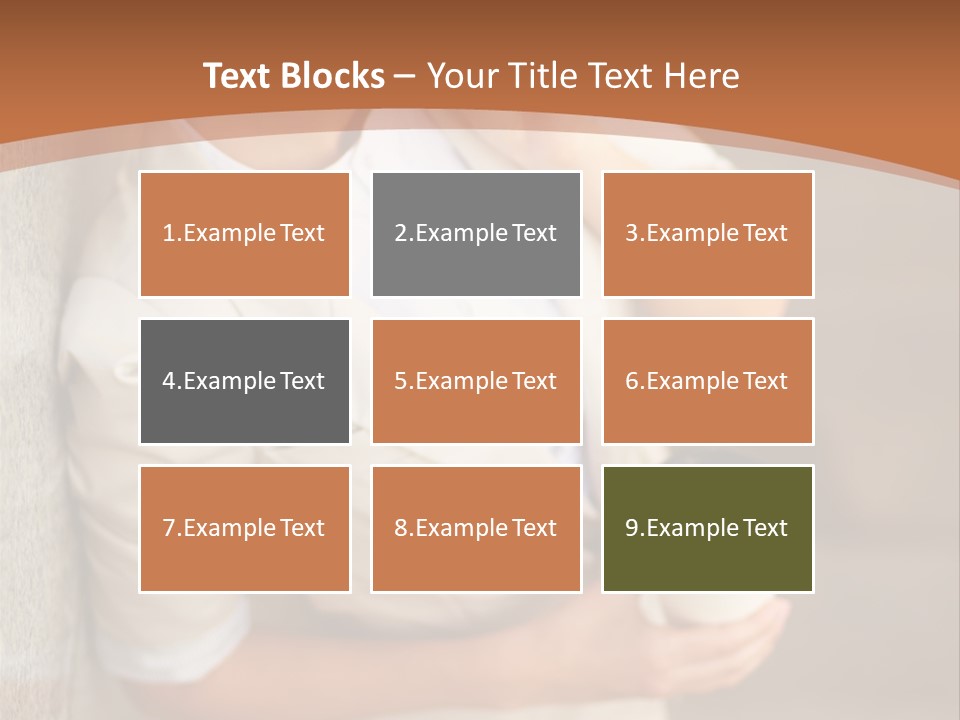 Success Female Cell PowerPoint Template