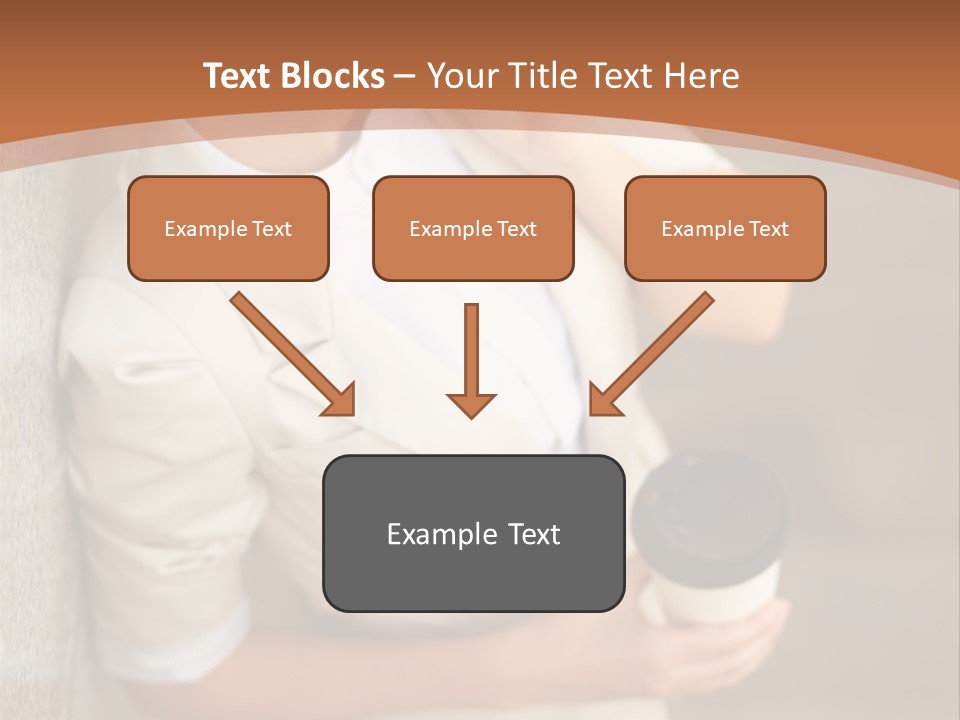 Success Female Cell PowerPoint Template