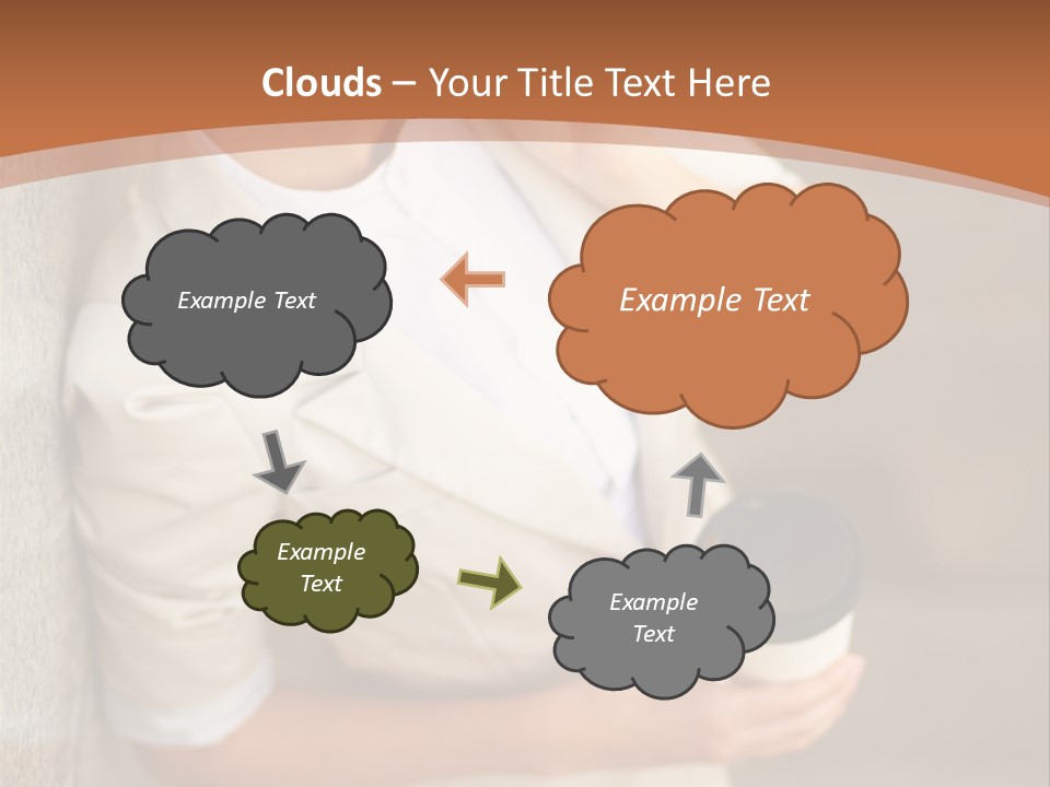 Success Female Cell PowerPoint Template
