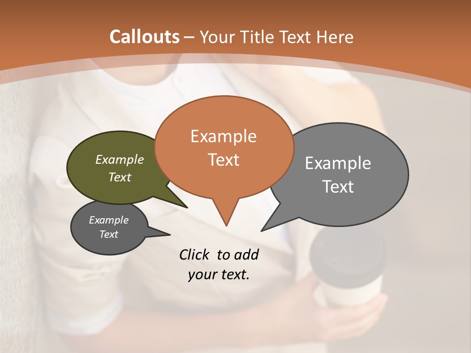 Success Female Cell PowerPoint Template