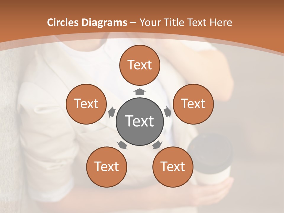 Success Female Cell PowerPoint Template