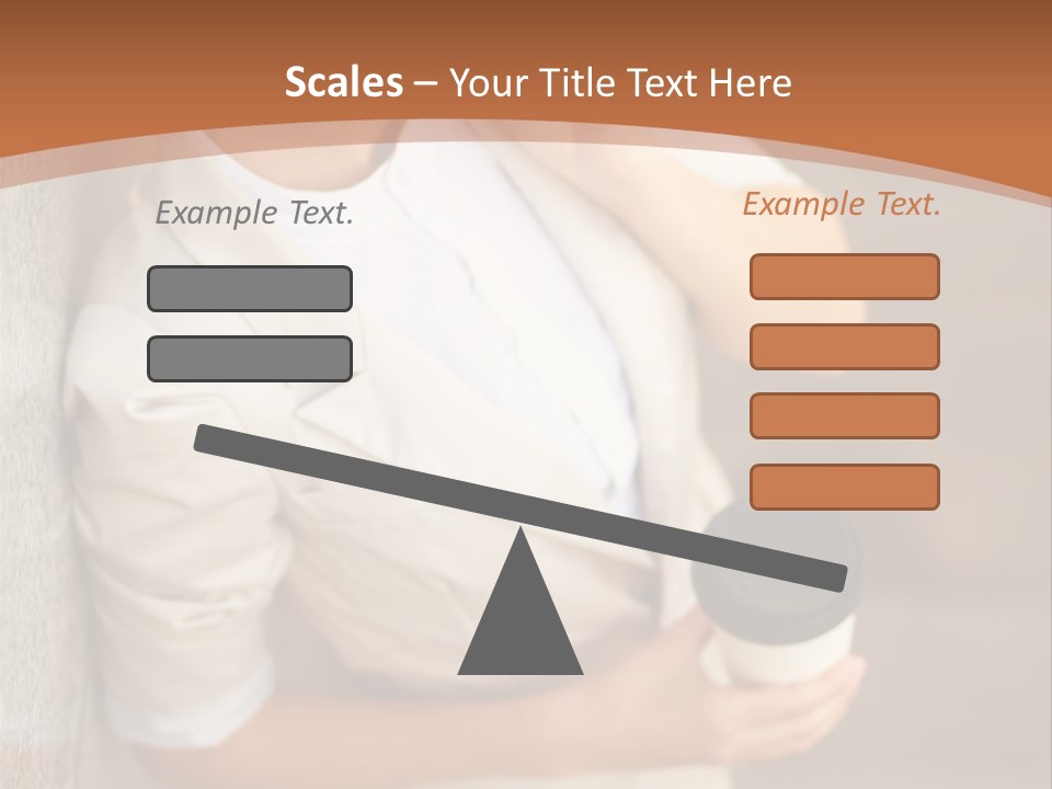 Success Female Cell PowerPoint Template