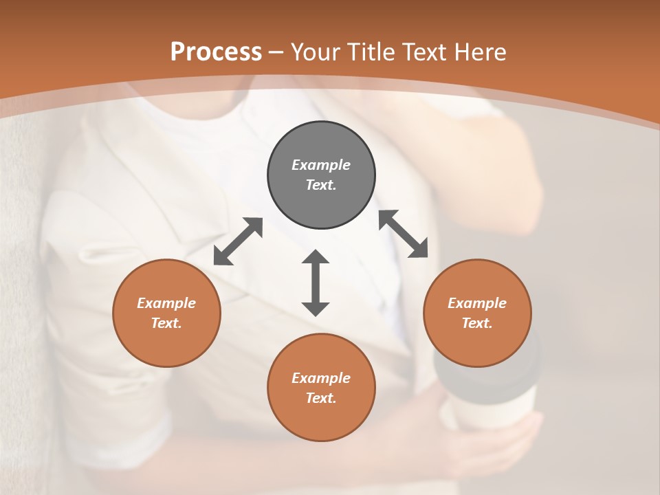 Success Female Cell PowerPoint Template